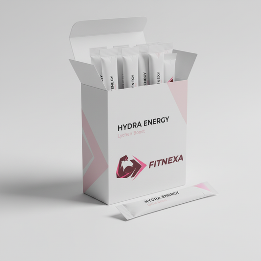 FITNEXA Hydra Energy Lychee Boost – Front View