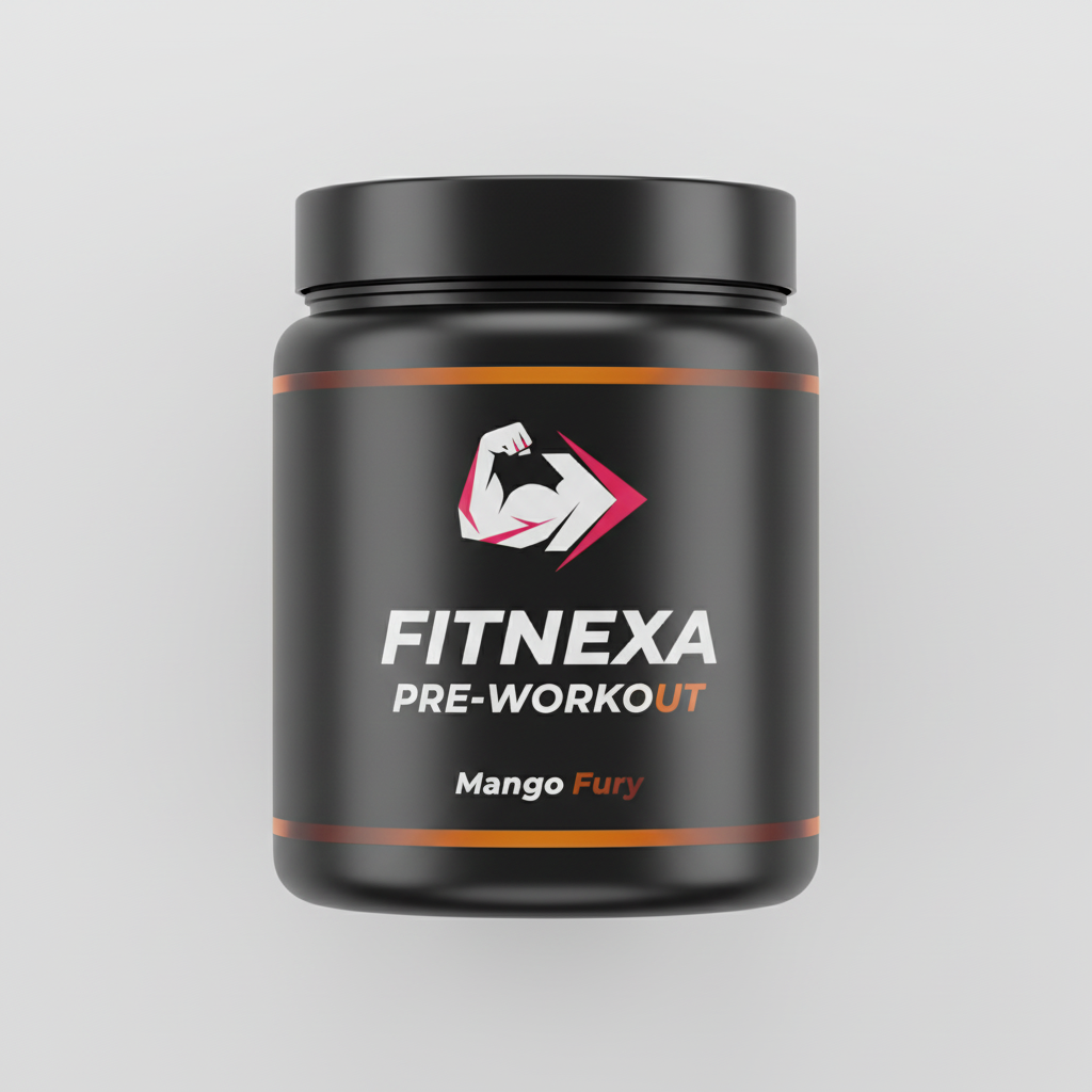 FITNEXA Mango Fury Pre-Workout – Top Perspective