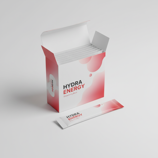 FITNEXA Hydra Energy Strawberry Blast – Front View