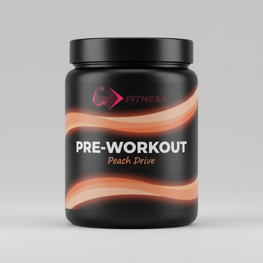 FITNEXA Peach Drive Pre-Workout front view