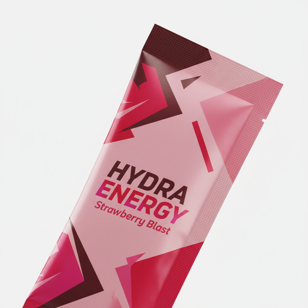 FITNEXA Hydra Energy Strawberry Blast – Close-Up