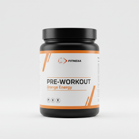 FITNEXA Orange Energy Pre-Workout - Side View