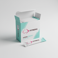 FITNEXA HYDRA ENERGY Ice Mint Rush - 45 Degree Angle