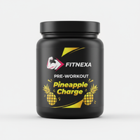 FITNEXA Pineapple Charge Pre-Workout – Front View