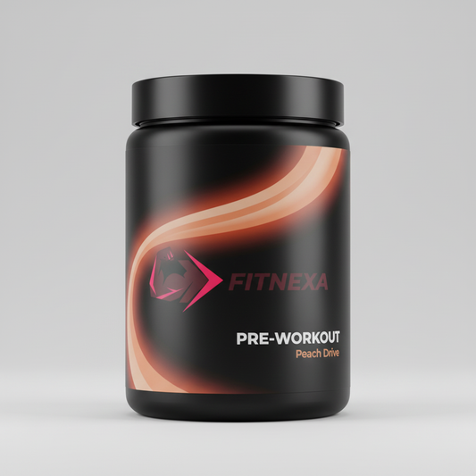 FITNEXA Peach Drive Pre-Workout front view