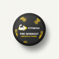 FITNEXA Pineapple Charge Pre-Workout - Top Perspective