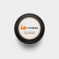 FITNEXA Orange Energy Pre-Workout - Top Perspective