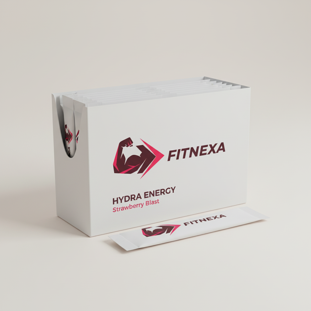 HYDRA ENERGY Strawberry Blast - Side Angle