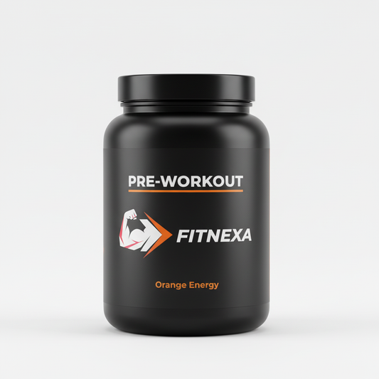 FITNEXA Orange Energy Pre-Workout - Side View