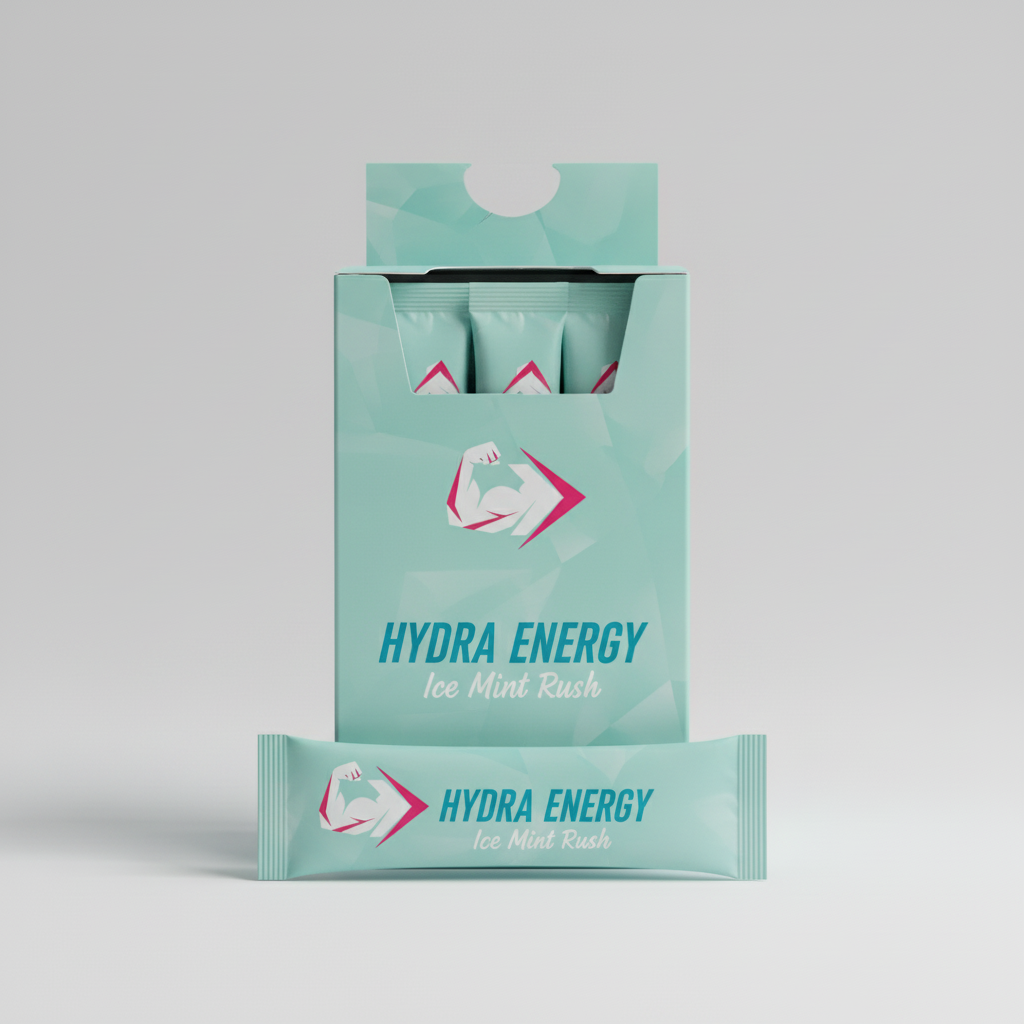 FITNEXA HYDRA ENERGY Ice Mint Rush - Front View
